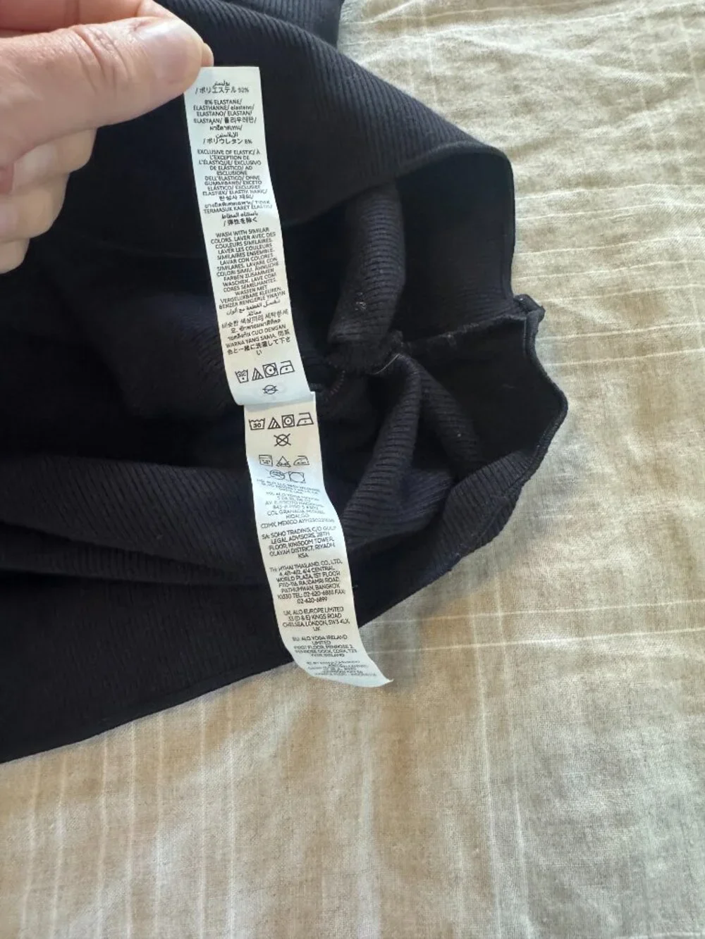 Alo En Pointe Tank Black
